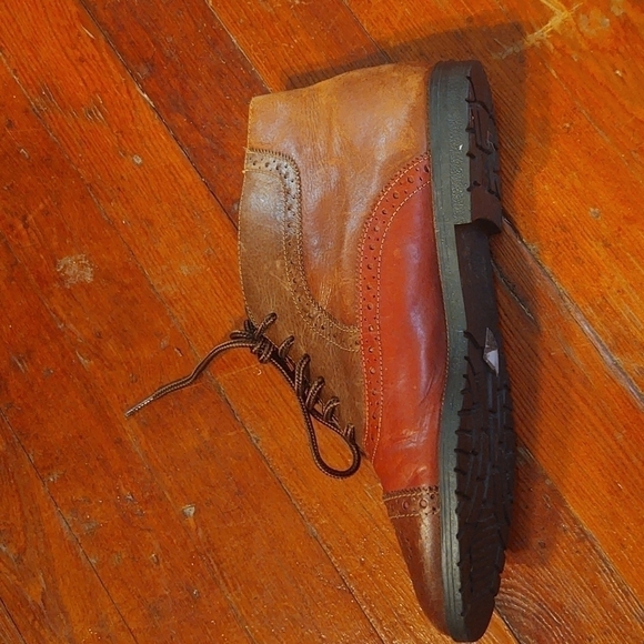 Predictions Cloris Tri-tone Leather Ankle Boots Sz 10 - Picture 8 of 15